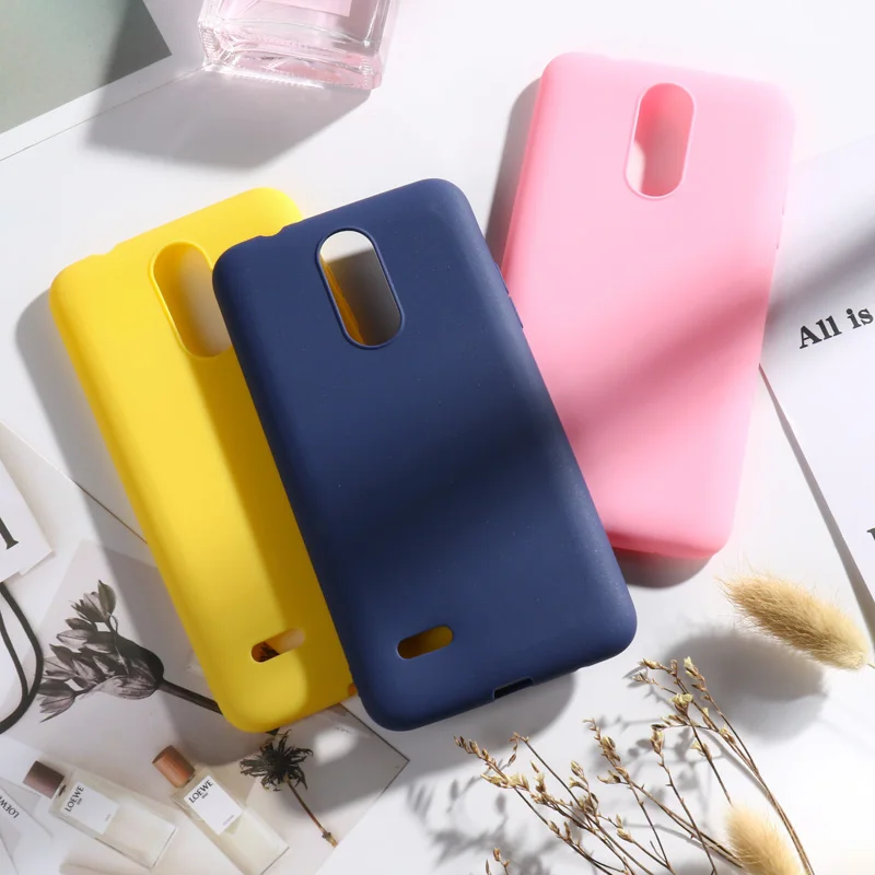 

For LG K4 2017 EU Version Case Cover Candy Color Soft Tpu Back Cover Coque For LG K4 2017 X230 Cases Silicone Fundas Capa Sheer