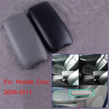 

CITALL Front Center Console Armrest Case Cover Lid 33x16.7 cm Fit for Honda Civic 2006 2007 2008 2009 2010 2011