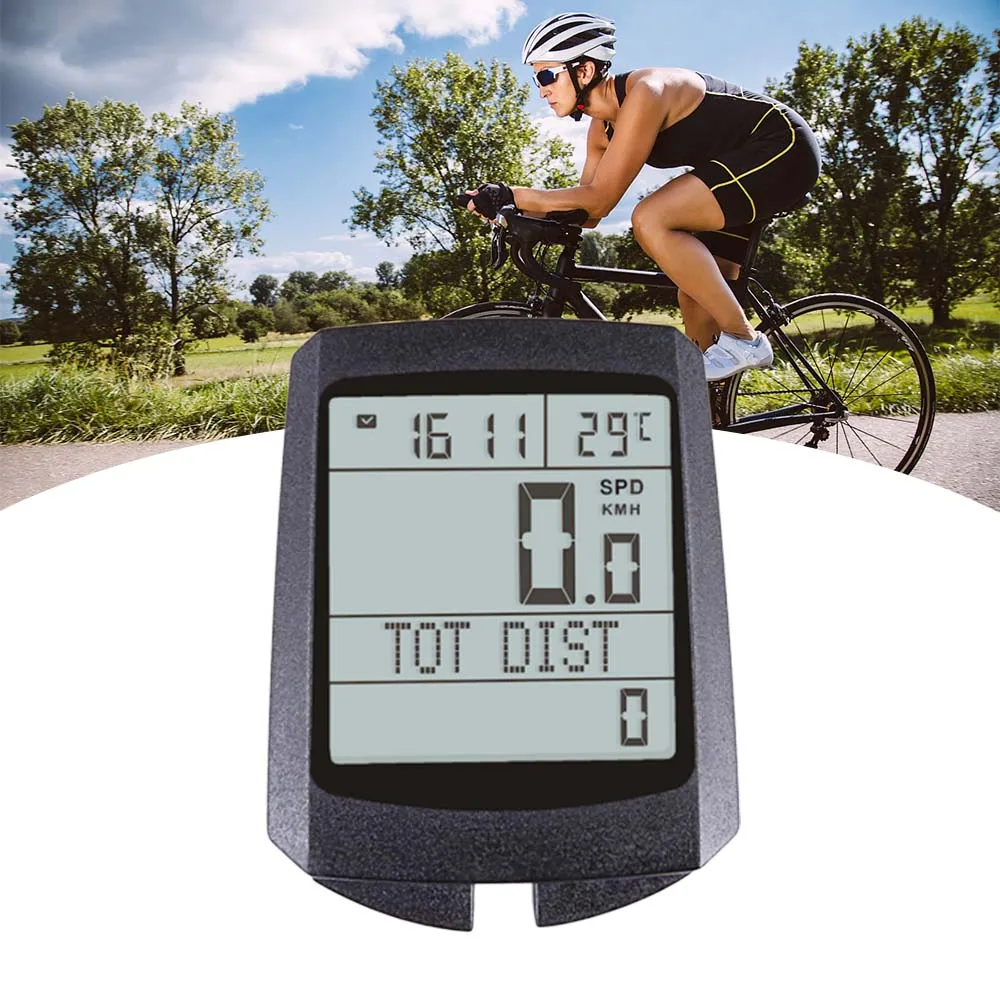 

Traveling bicycle Convenient installation of high-energy smart stopwatch Speedometer (wireless white light)