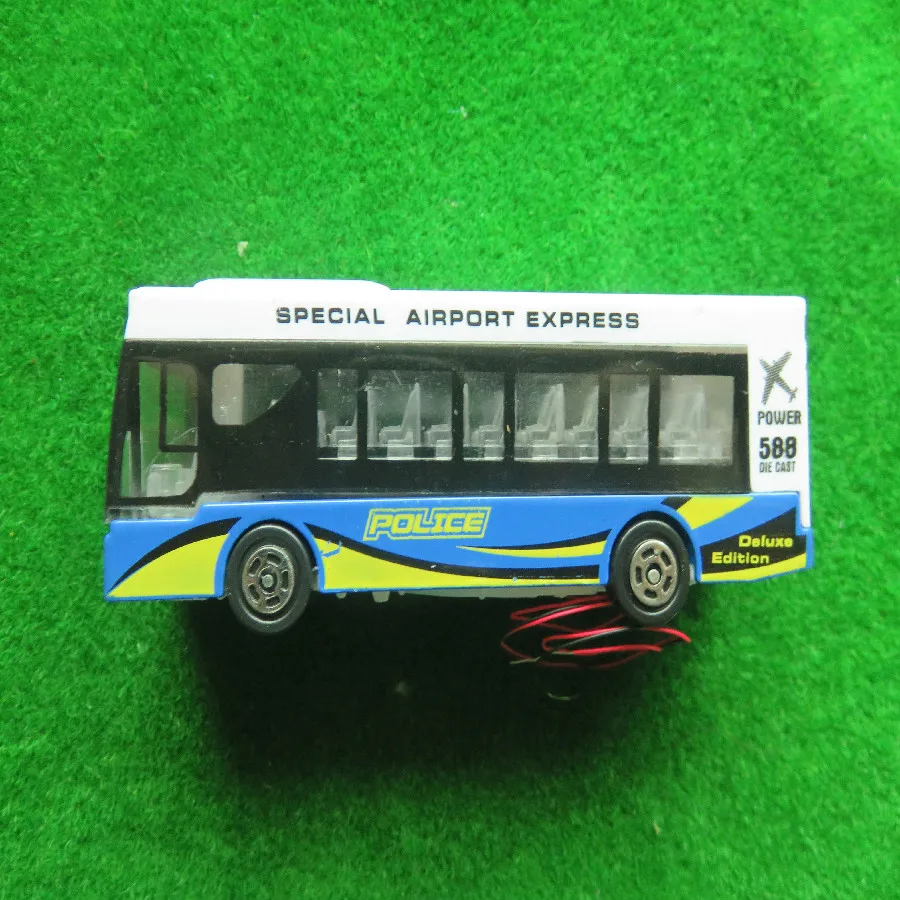 3 шт. Архитектура свечение модель автобуса сплав Frame прохладный стильный