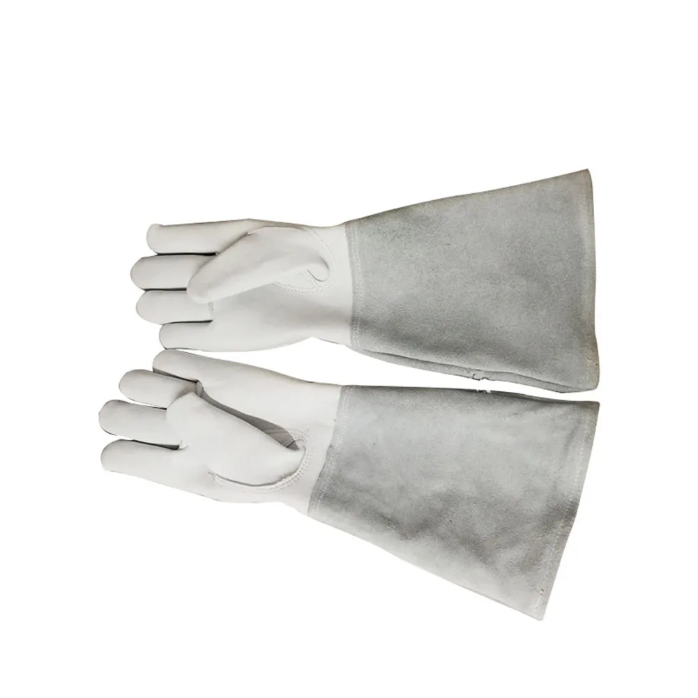 1 пара Открытый Анти пчелиный Садоводство защитный дом из искусственной кожи Труда Безопасности Пчеловодства Перчатки с длинными рукавами многоразовые конструкции