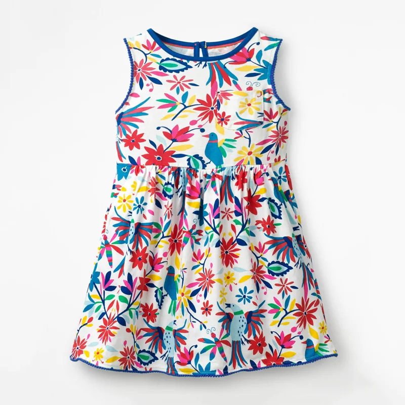 Little maven/вельветовый сарафан с оборками для маленьких девочек от 18 месяцев до 7 лет осеннее нарядное элегантное платье-комбинация для маленьких девочек осенняя одежда - Цвет: S0718 Thin Summer
