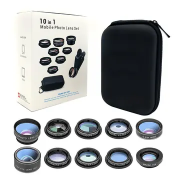 

Ten-In-One Universal External Phone Lens Strong Perspective Effect Enhance Infection Optical Glass 1 Pcs