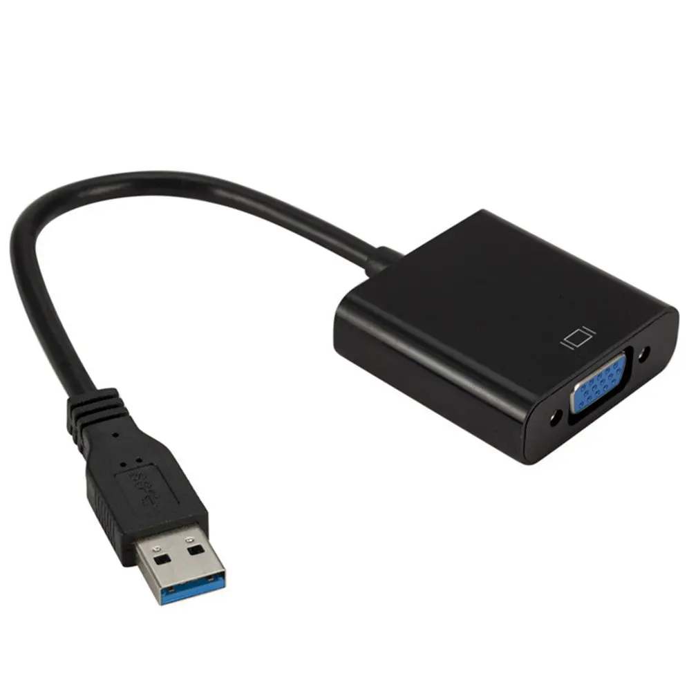 Usb3.0 к Vga Кабель-адаптер Usb к Vga внешняя видеокарта поддержка Xp/Win7/8 Hd преобразования профессиональный