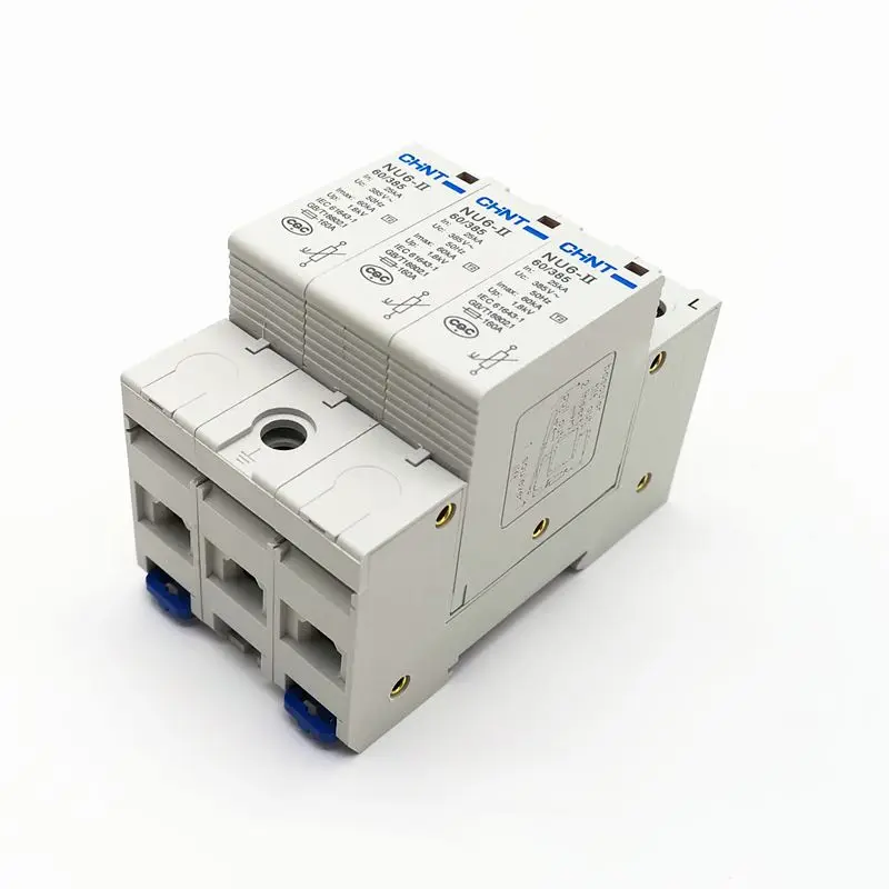 CHINT NU6-II 3P 40KA 385V 60KA 385V защита от низкого напряжения ограничитель перенапряжения