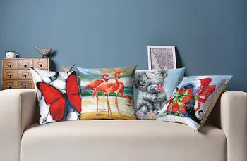 

10pcs 5D Diamond Painting Cushion Cover Replacement Throwing Pillow Case Horse Partial Round Drill Kits DIY Mosaic Cross Stitch