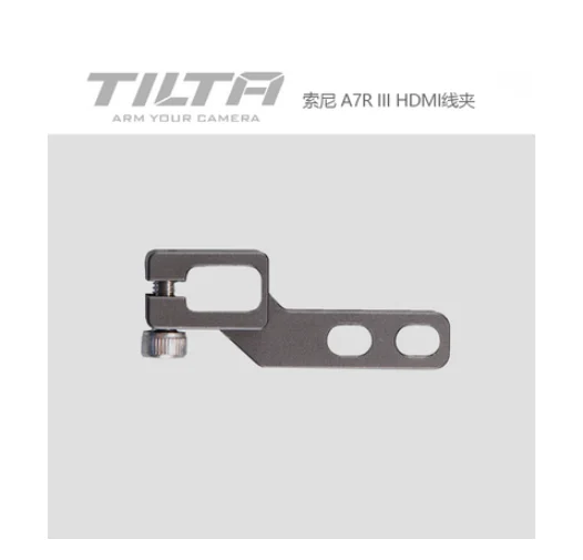 A7R III HDMI Clam Tilta TA-T17-A-G клетка аксессуары для SONY A7/A9 однородный стержень держатель HDMI зажим крепления бег/стоп Кабель HDMI к Micro HDMI клетка - Цвет: A7R III HDMI Clam