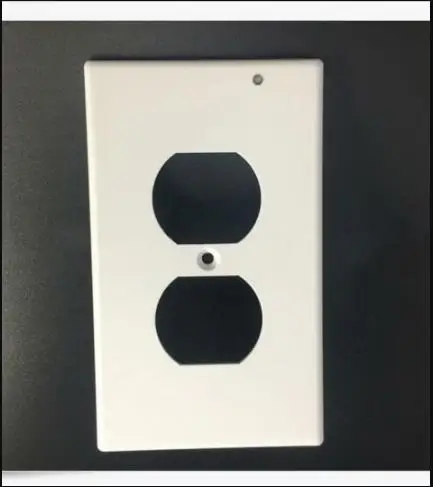 Double hole Ночной пластины разъем крышка с светодиодный фары ангельские розетки крышка Сенсор переключатель разъема крышка наклейки для коридор, ванная - Цвет: Double hole
