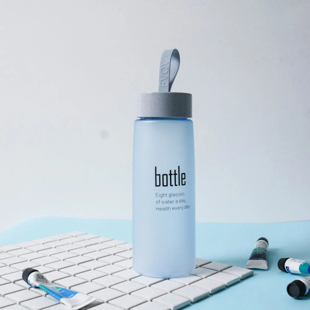Пластиковая бутылка для воды без бисфенола Спортивная скраб герметичная Питьевая бутылка для воды портативная открытая фитнес бутылка для воды чашка