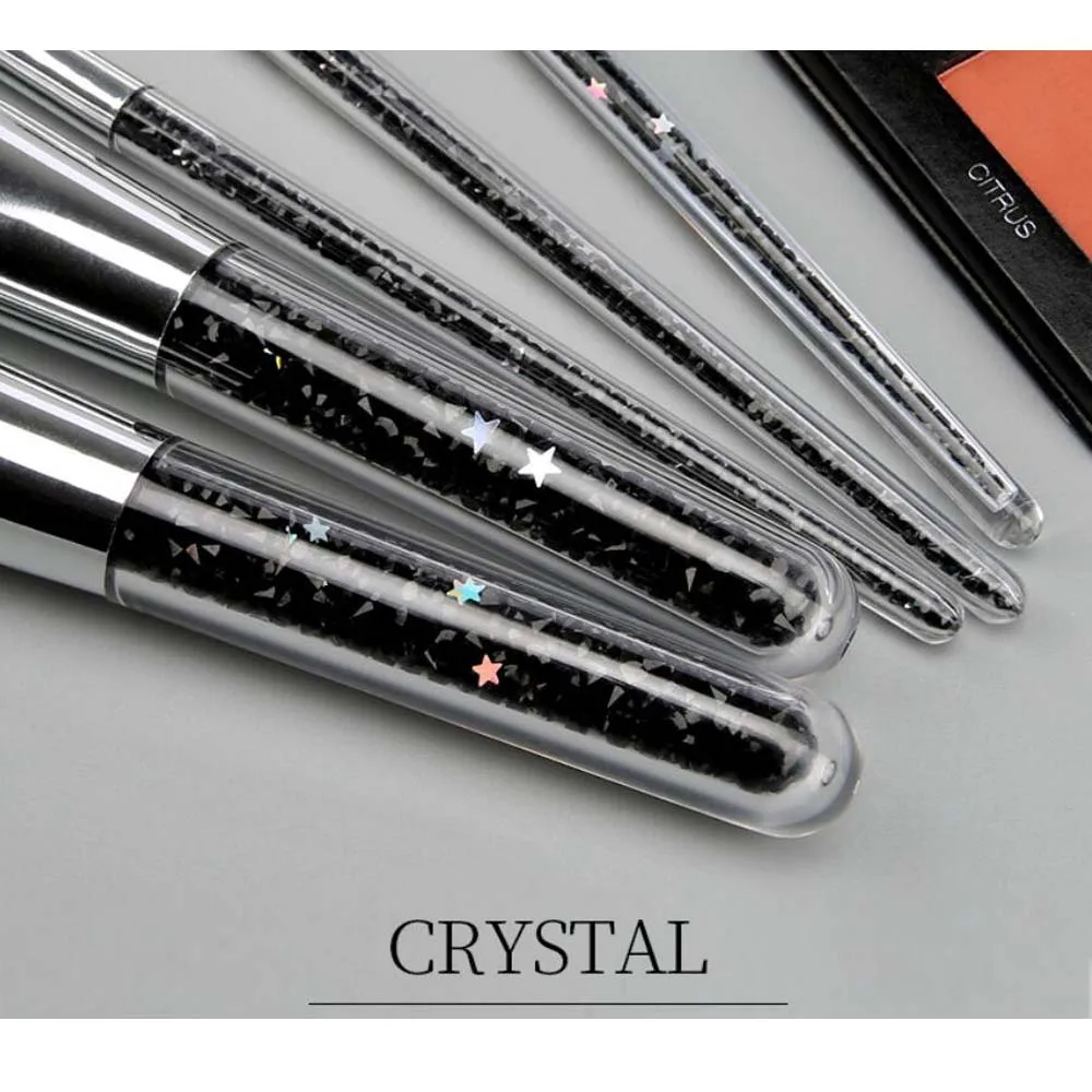 Diamond-Makeup-Brushes-COSHINE-5pcs-Crystal-Black-Diamond-Glitter-Cosmetic-Brush-Set (4)