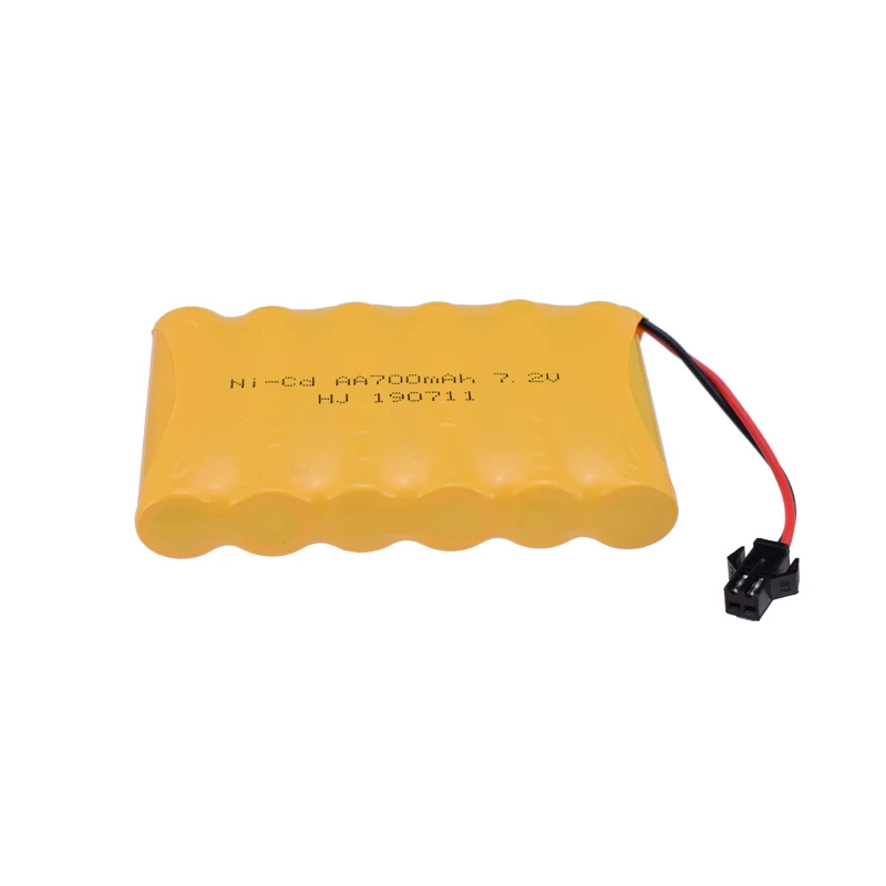2шт 4 8 V 6V 7 2 9 6 700mAh Ni Cd AA Аккумуляторная батарея для дистанционного управления