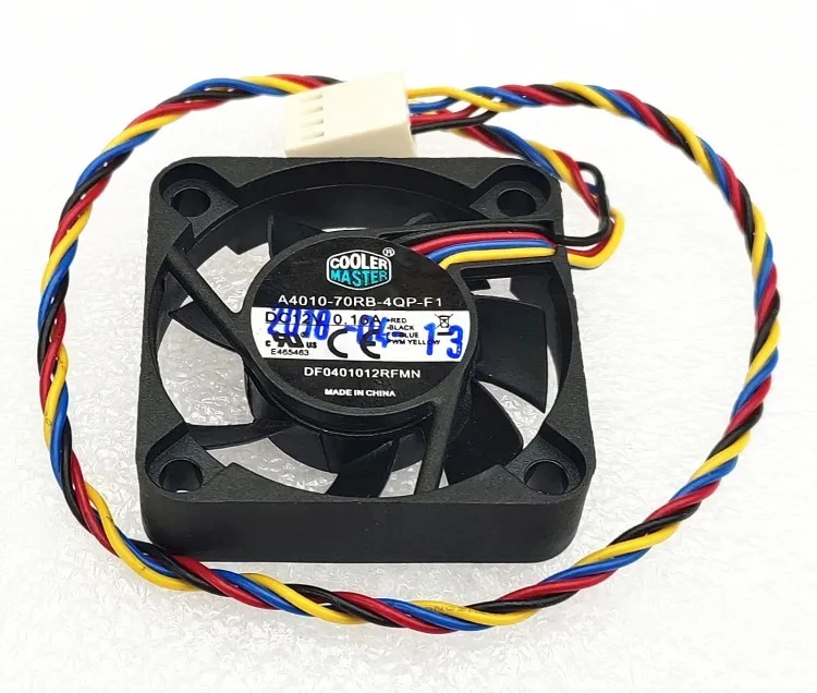 DF0401012RFMN Новый 4010 4cm вентилятор DC 12v 0.10a контроль температуры 4 проводной скорости