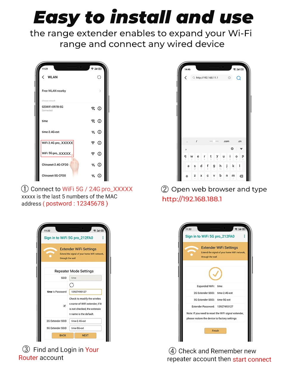 Extensor De Rede, Amplificador De Sinal 5G