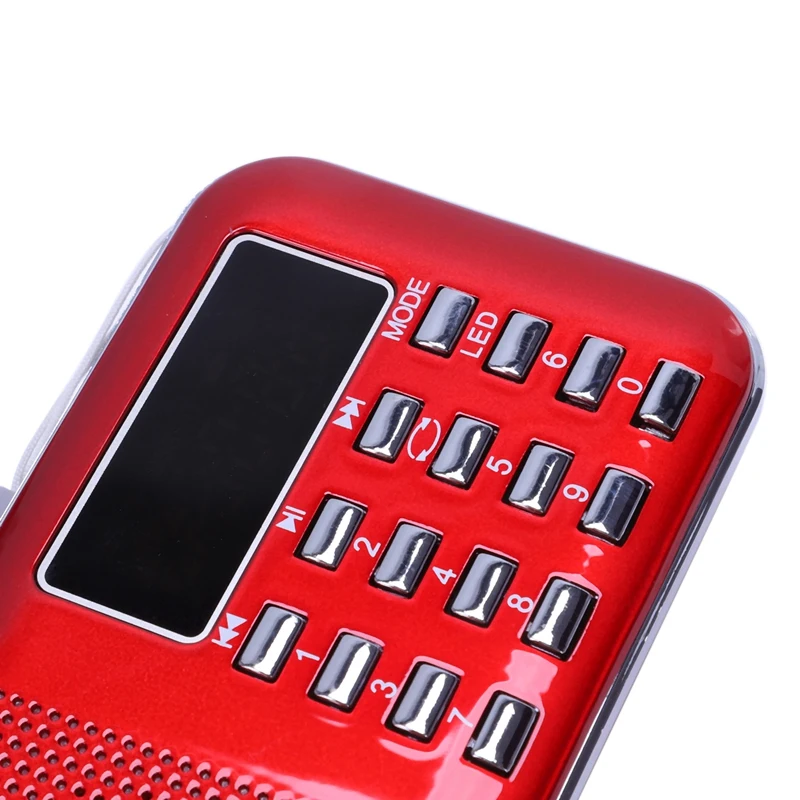 Горячая 3c-мини радио FM портативный цифровой динамик USB Micro SD TF карта Mp3 музыка Lettore красный