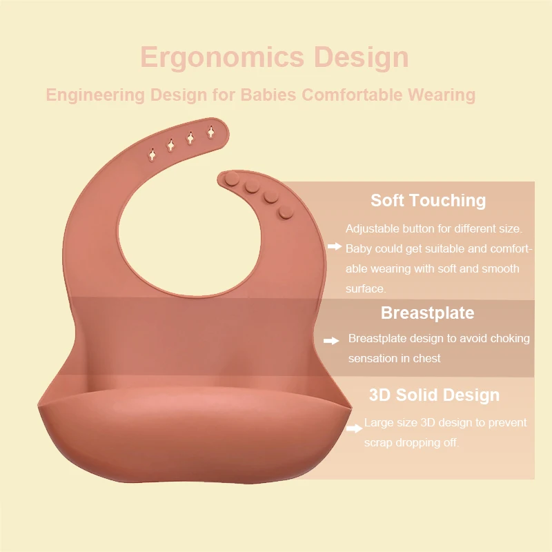 Silicone Bibs- (7)
