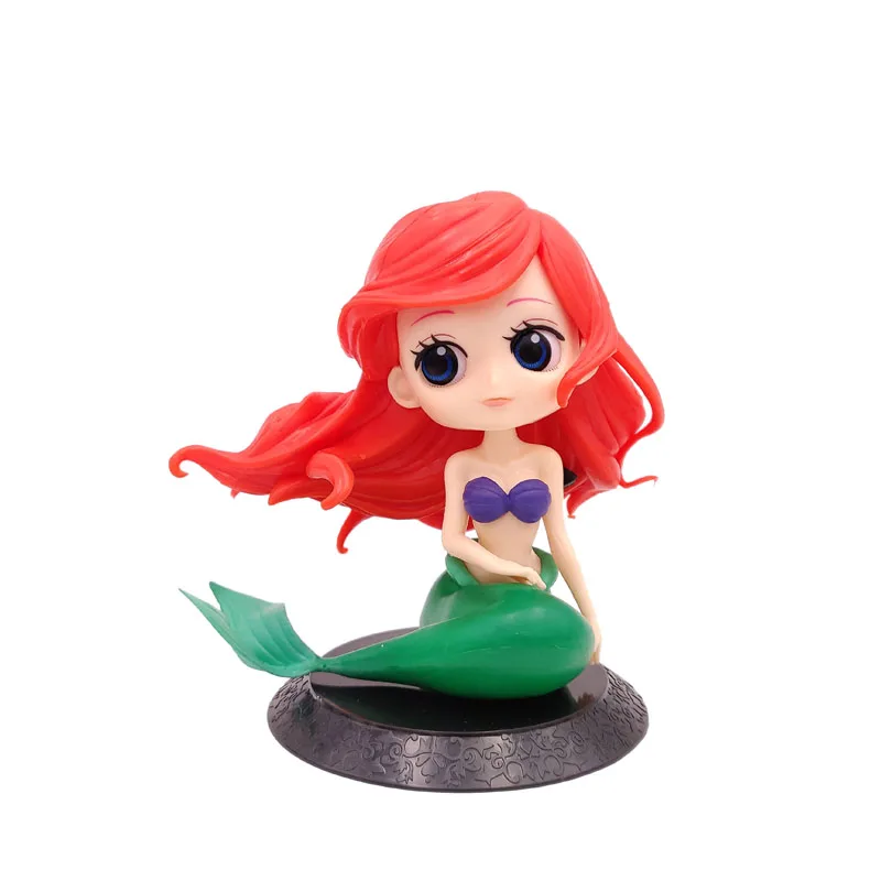 Disney 21 Стили Q Posket замороженная Королева Эльза и Анна Фигурки игрушки куклы Aurore ПВХ Аниме Куклы Фигурки Коллекционная модель детские игрушки - Цвет: 5