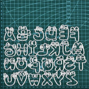 

YaMinSanNiO Word Dies Alphabet Metal Cutting Dies for Card Making Scrapbooking Dies Embossing Cuts Stencil Craft New 2019 Dies