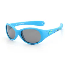 Солнцезащитные очки для маленьких детей, поляризованные очки для детей 1, 2, 3 лет, TR90, гибкие защитные очки, подарки для мальчиков девочек