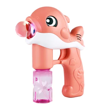 

HL196 2 Home Birthday Gifts Square Kids Toy Electric Automatic Soft Light Wedding Music Play Party Soap Bubble Blowing Machine