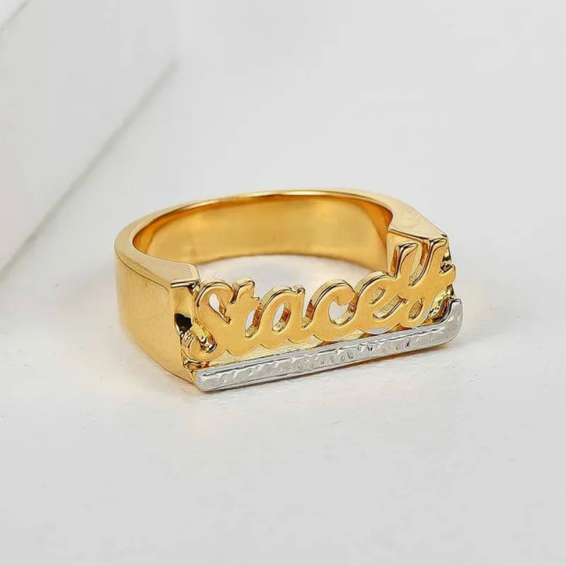 TYUSGH Fedi Nuziali In Acciaio Inox Anello Ansia Per Donne - Foto 3