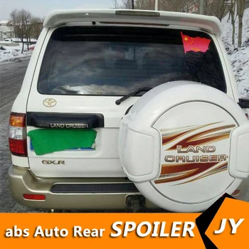 トヨタランドクルーザー 2003-2007 FJ90 FJ100 スポイラー高品質の abs 材料車のプライマー色リアスポイラー