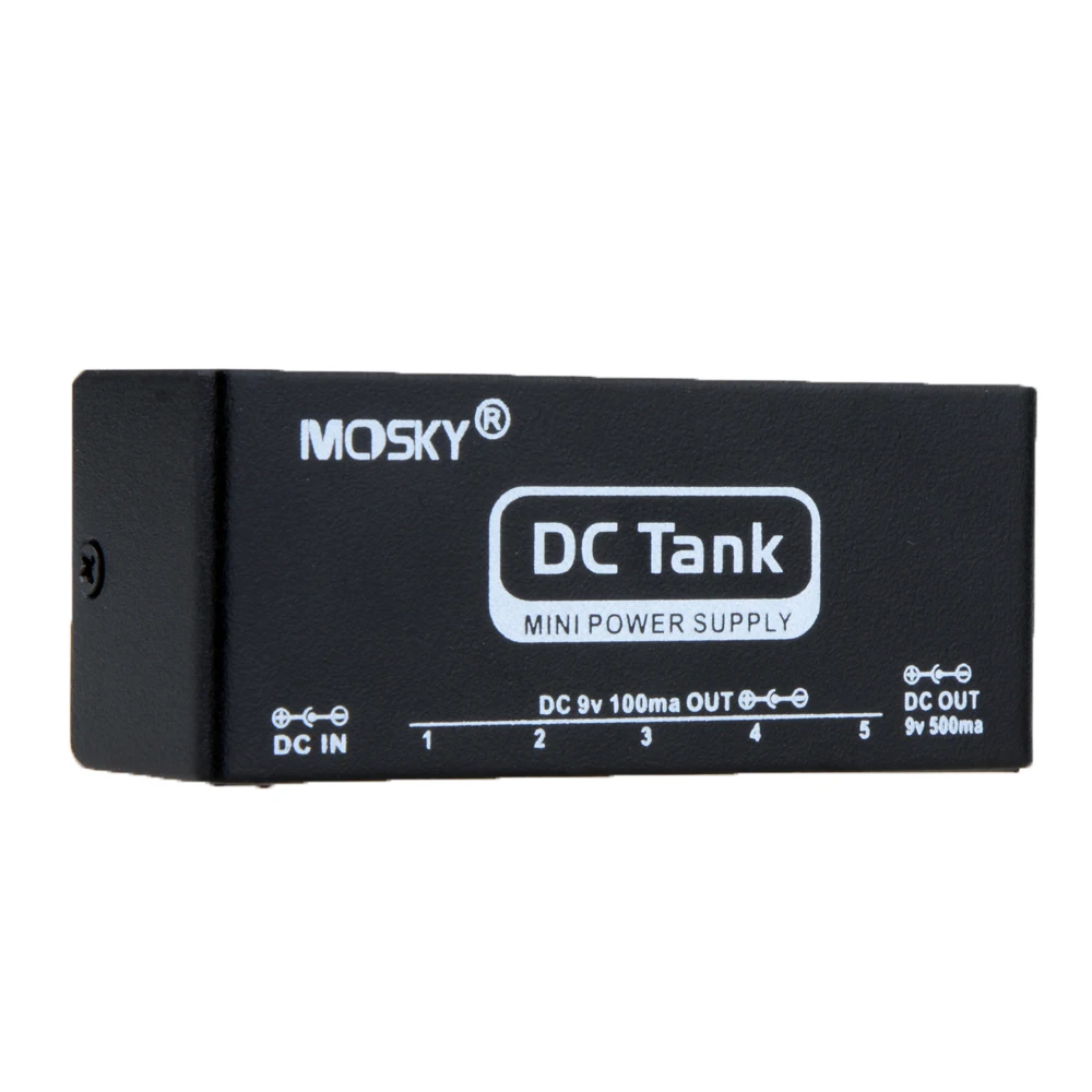 DC Tank компактный портативный мини блок питания для 9 в гитарный эффект шесть