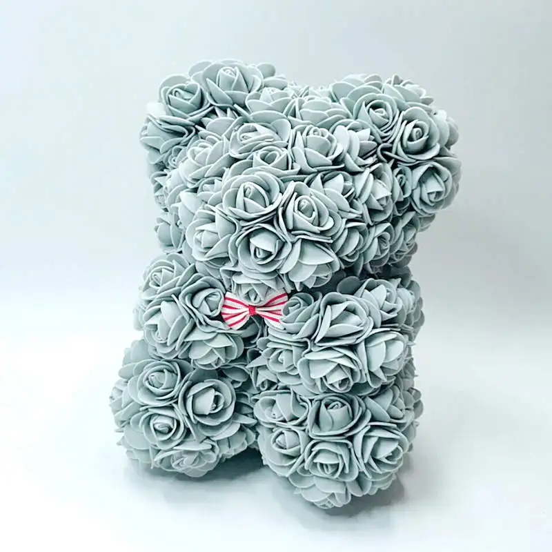 Специальное предложение Искусственные цветы Флорес 23 см пена медведь розы искусственные Подарки для женщин подарок на день Святого Валентина