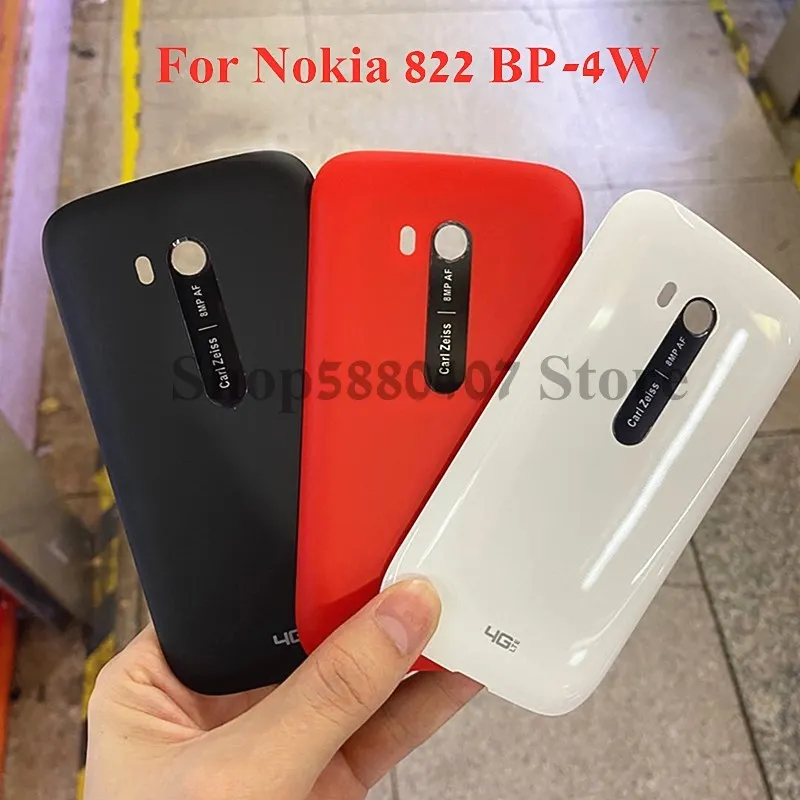 

Original Back Battery Cover For Nokia 822 BP-4W Case Rear Back Housing Door Mobile phone Case shell Replacement parts