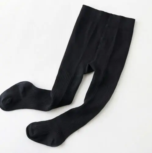 От 0 до 4 лет, осенне-зимние детские Колготки хлопковые чулочно-носочные изделия для маленьких девочек, милые колготки, носки, брюки - Цвет: Black