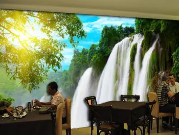 

[Self-Adhesive] 3D Waterfall 98778 Wall Paper mural Wall Print Decal Wall Murals