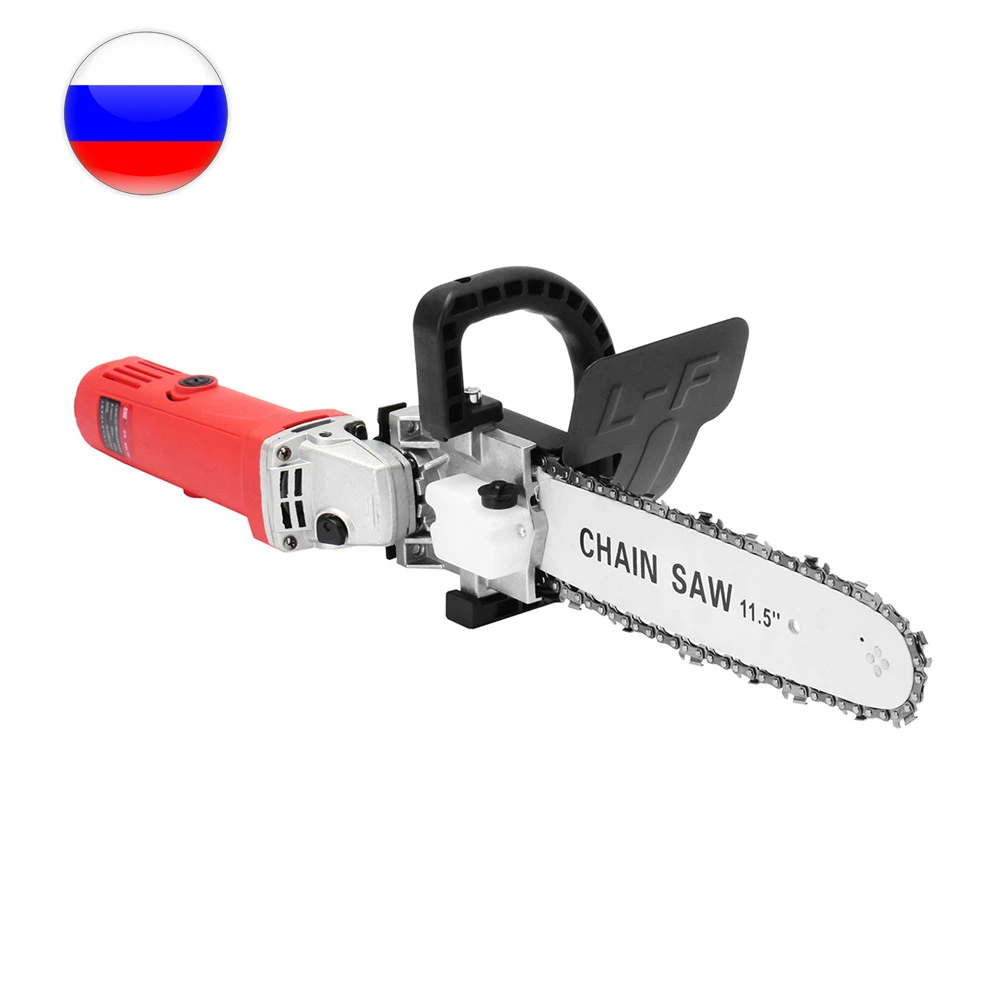 

Multifunctional DIY Electric Chainsaw Converter 11.5 "Chainsaw Saw Milling Saw Modified Angle Grinder for Chainsaw Woodworking