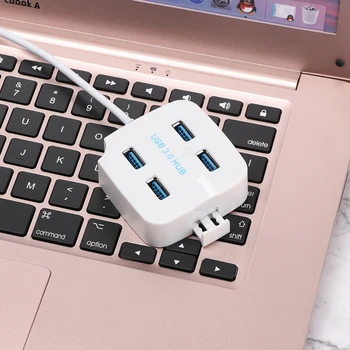 

High Speed 4 Port USB 3.0/2.0 Multi Universal New HUB External Splitter Adapter For Desktop PC Laptop Computer Accessories