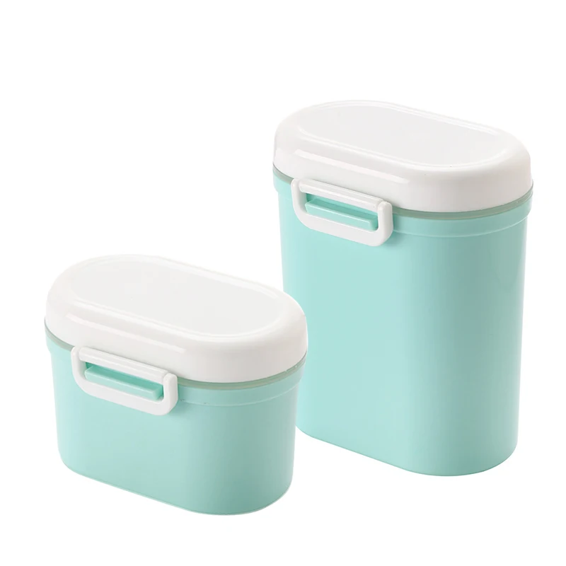 

Babies Milk Powder Container Portable Formula Food Storage Dispenser Infants Sealed Box Portable Go-out Large Storage 2pcs((1
