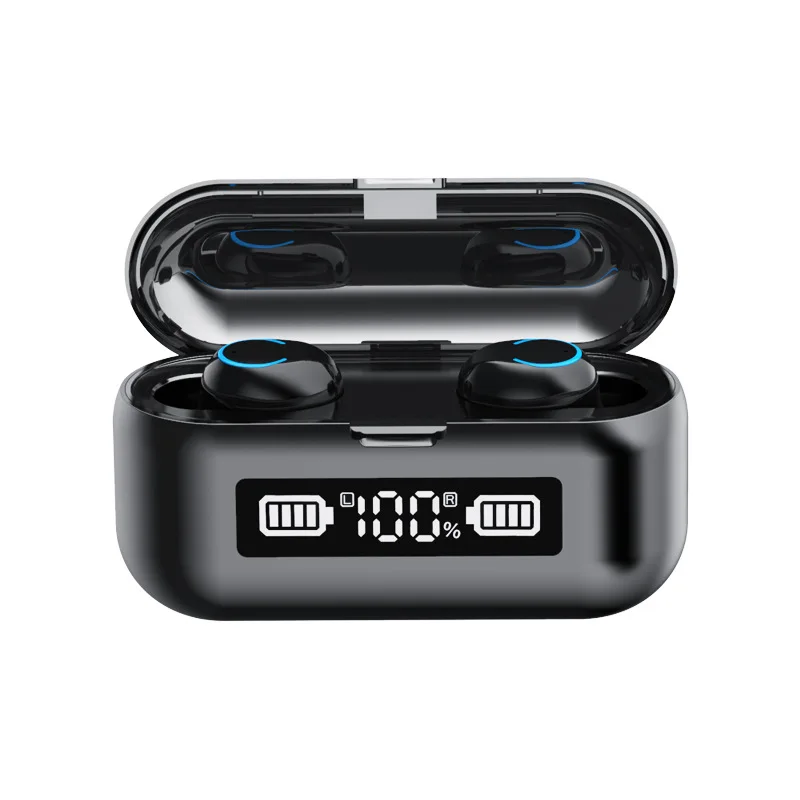 F9 43 Wireless Headphones Bluetooth 5 1 Earphone TWS HIFI Mini In Ear Stereo Earbuds Headset Support IOS Android Phones