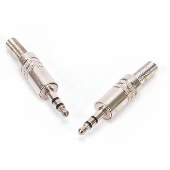 

3.5mm 3 Pole Male Repair Headphones Audio Jack Plug Connector Soldering For Most Earphone Jack Replacement