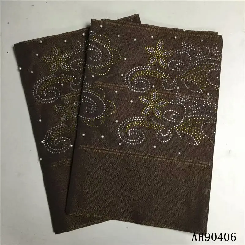 ASO OKE повязка на голову с бисером черная кружевная ткань tissu dentelle strass perle auto gele головной убор кружева тримминги для шитья 2 шт
