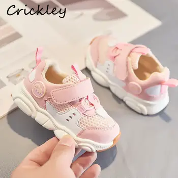 

High Quality 0-3 Years Baby Sneakers PU Leather Mesh Breathable Autumn Casual Shoes for Toddler Boys Girls Outdoor Running Shoes
