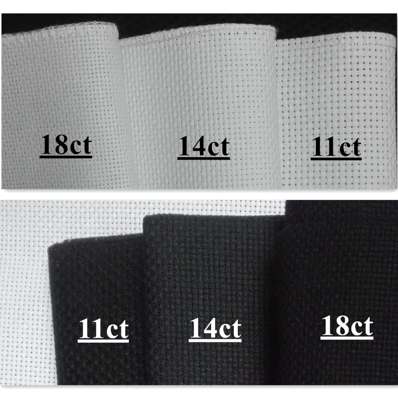 수중 물고기처럼 크로스 스티치 키트, 심플한 패턴, aida 원단 18ct 14ct 11ct 카운트, 흰색 캔버스 자수