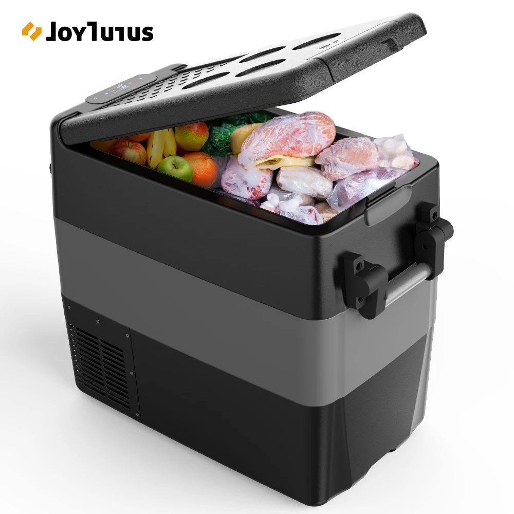 #^Special Price 50L Car Fridge RV Refrigerator Compressor Cooler Freezer Dual Use 60w for Home Travel Camping 2 Charging Methods 12V/24V