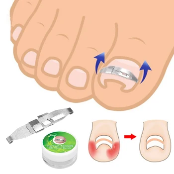 

New Stainless Steel Toe Nail Correction Tool Pedicure Nail Care Hook Toe Nail Straightening Clip Armor Corrector Patch Tool Set