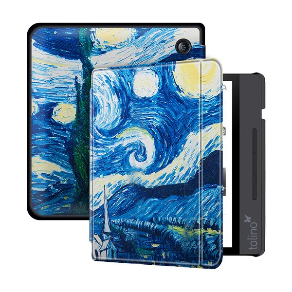 XK Чехол для Tolino Vision 5 чехол для Tolino Vision 5 7 дюймов электронная книга e-reader sleepcover funda capa оболочка стилус+ пленка - Цвет: XK