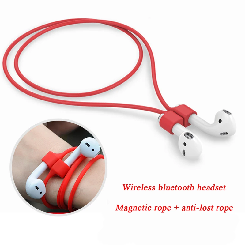 

Wireless Bluetooth headset magnetic rope + anti-lost rope for Apple Android accessories