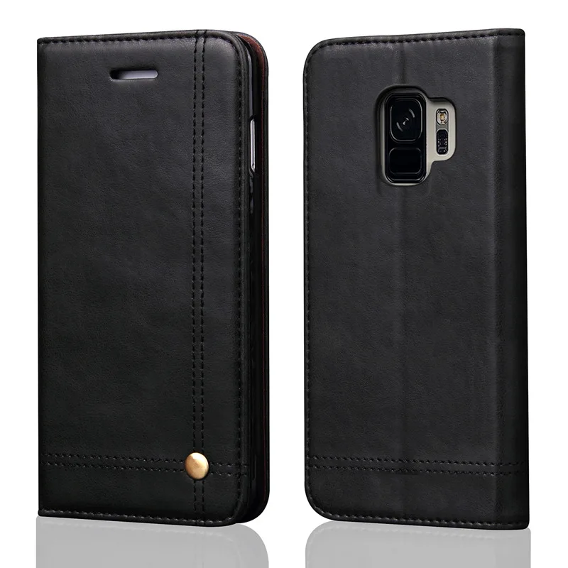 Fundas для samsung Galaxy S9 S8 S10 плюс S7 Edge Note 8, 9, 10, плюс Флип Кожаный Книга Держатель для карт чехол-бумажник чехол для телефона чехол