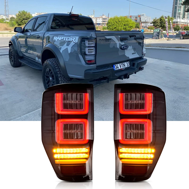 

LED Tail Lamp for Ford Ranger 2012-2015 2016 2017 2018 2019 Left Right LED Tail Light Reverse Light Sequential Turning Signal