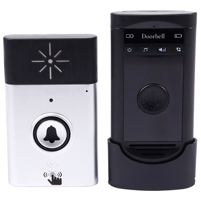 

Wireless Intercom Doorbell, Voice Two-Way Portable Walkie-Talkie,Operating At Over 600 Feet,Home Doorbell Intercom Kit Wit