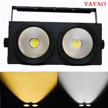 

2eyes 2x100w LED COB DMX Stage Effect Blinder Light Cool and Warm White Professional & DJ 200W