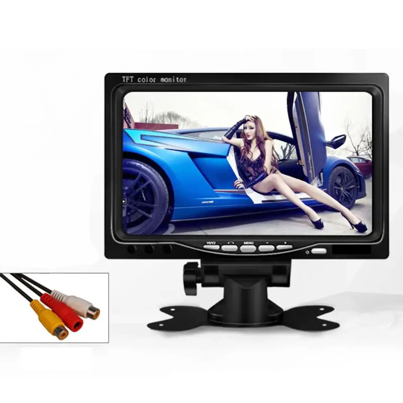 " TFT lcd цифровой монитор цветной экран Автомобильная камера заднего вида DVD Q84E