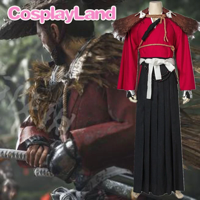 

Ghost Of Tsushima Jin Sakai Cosplay Costume Game Carnival Halloween Costumes Cosplay Japan Samurai Warriors Outfit Accessories