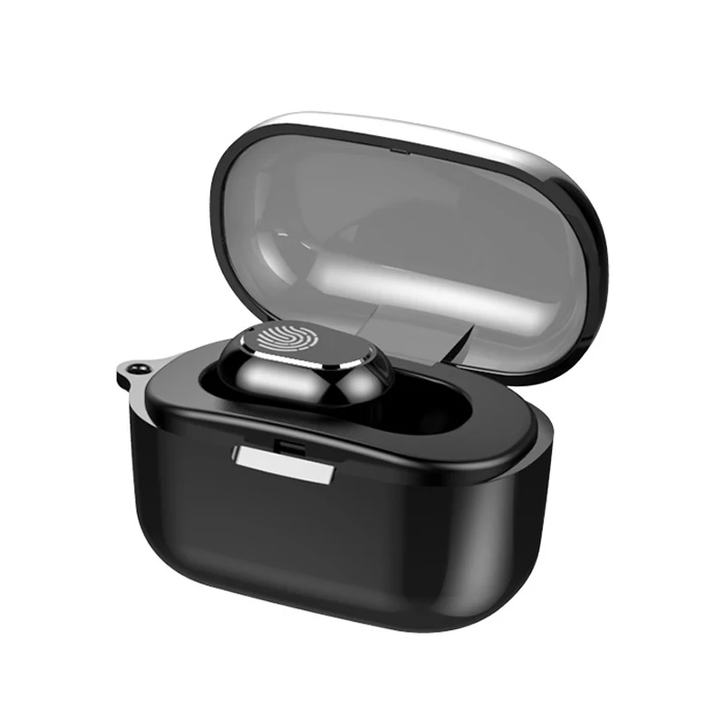 Single ear Беспроводные наушники Bluetooth V5.0 V8 TWS, беспроводные Bluetooth наушники, светодиодный дисплей с внешним аккумулятором, гарнитура для xiaomi huawei - Цвет: Single ear