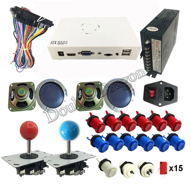 Copy sanwa joystick Аркадный Игровой Набор DIY Kit 3D Pandora 3188 в 1 для игры JAMMA board zippy джойстик HAPP Стиль Кнопка для аркадного видео GameMachine - Цвет: Copy sanwa joystick